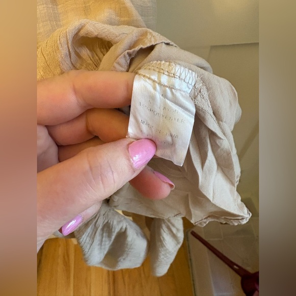 Boho Elegant Beige Sleeveless Dress Size Small - Picture 5 of 6